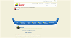 Desktop Screenshot of alimentoscarnicos.com.co